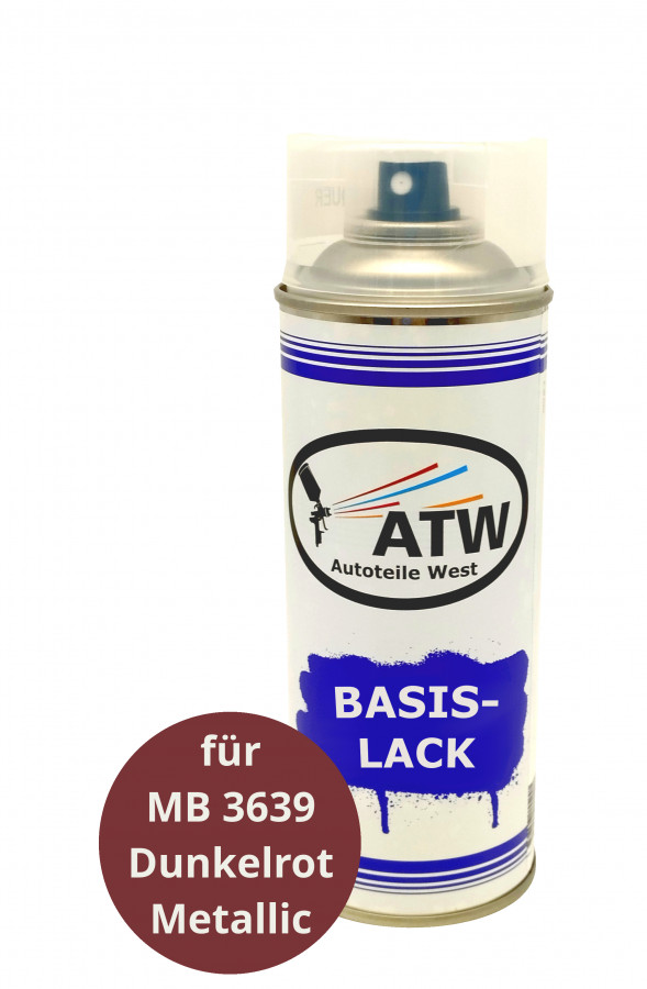 Autolack für MB 3639 Dunkelrot Metallic